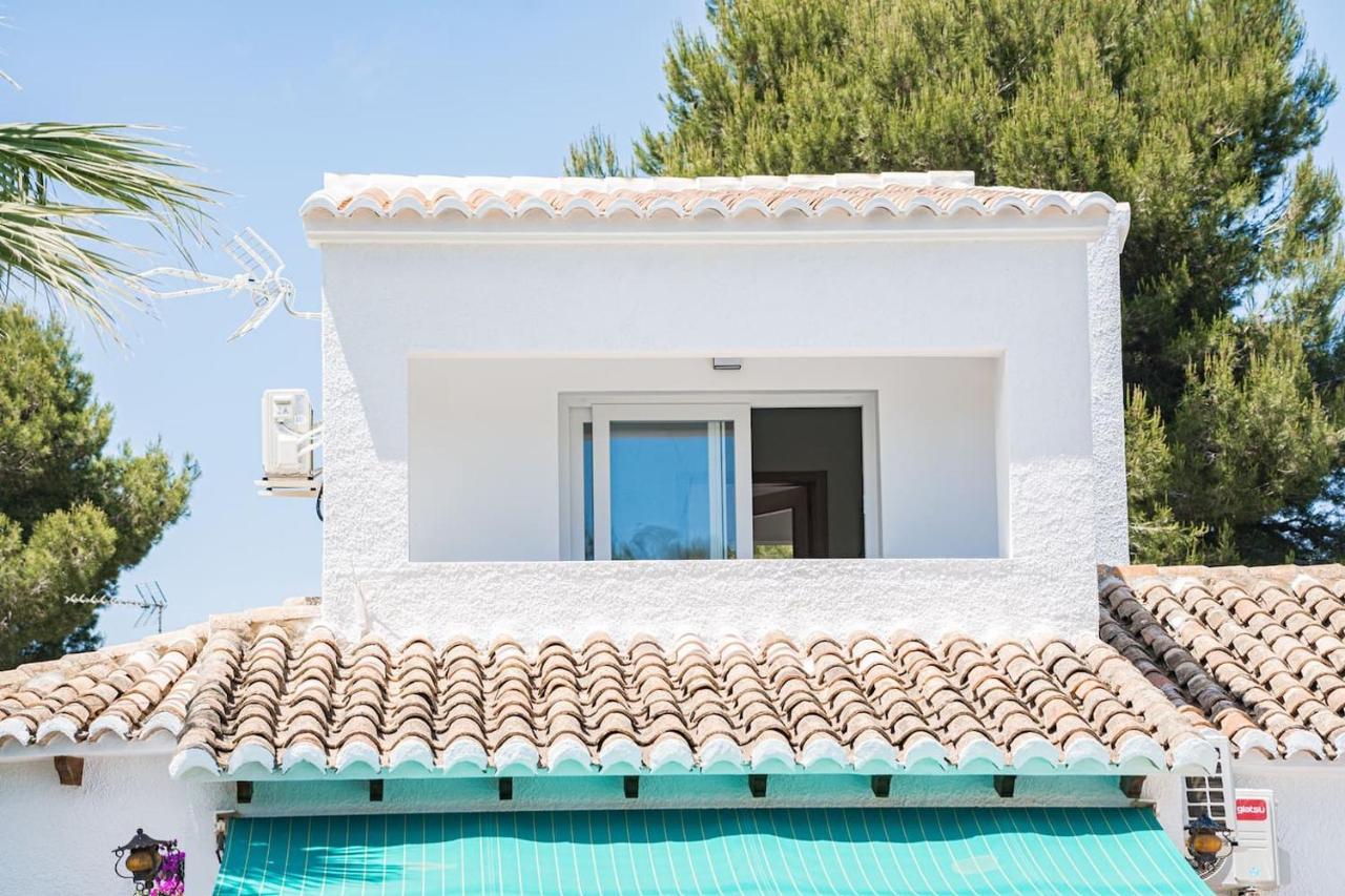 Casa Maria Top Floor Studio Apartment With Swimming Pool Jávea Екстериор снимка