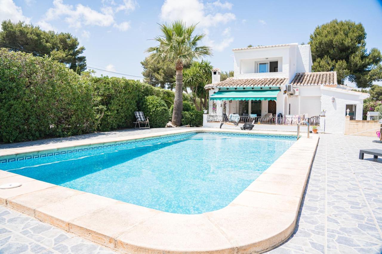 Casa Maria Top Floor Studio Apartment With Swimming Pool Jávea Екстериор снимка