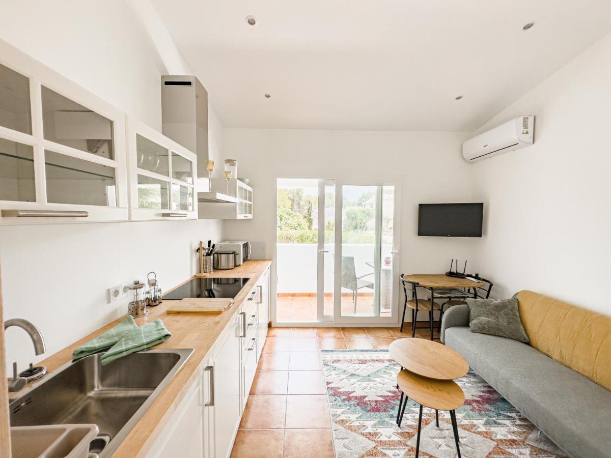 Casa Maria Top Floor Studio Apartment With Swimming Pool Jávea Екстериор снимка