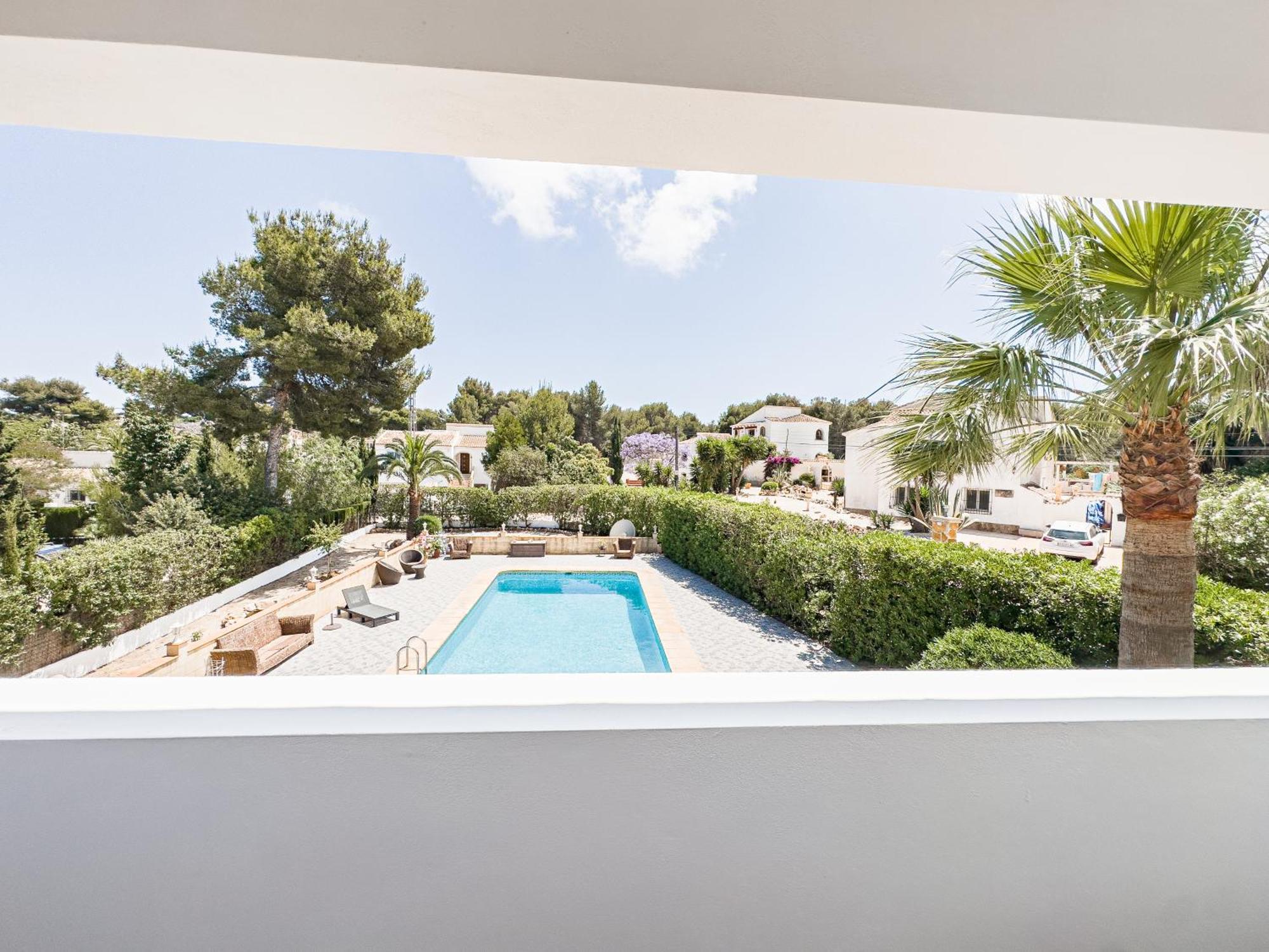 Casa Maria Top Floor Studio Apartment With Swimming Pool Jávea Екстериор снимка