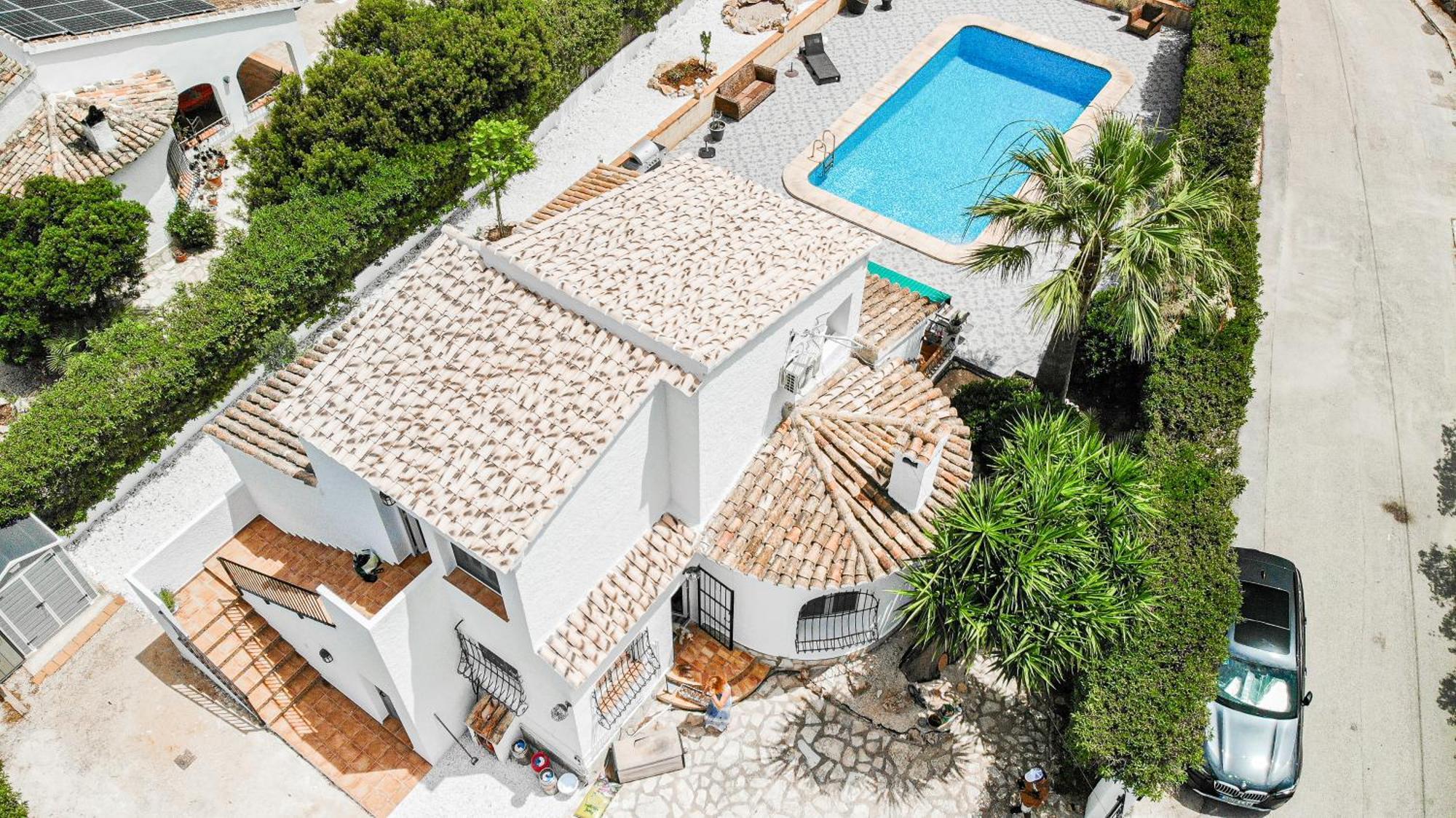 Casa Maria Top Floor Studio Apartment With Swimming Pool Jávea Екстериор снимка