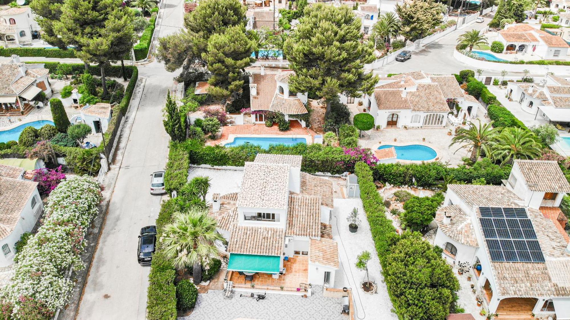 Casa Maria Top Floor Studio Apartment With Swimming Pool Jávea Екстериор снимка