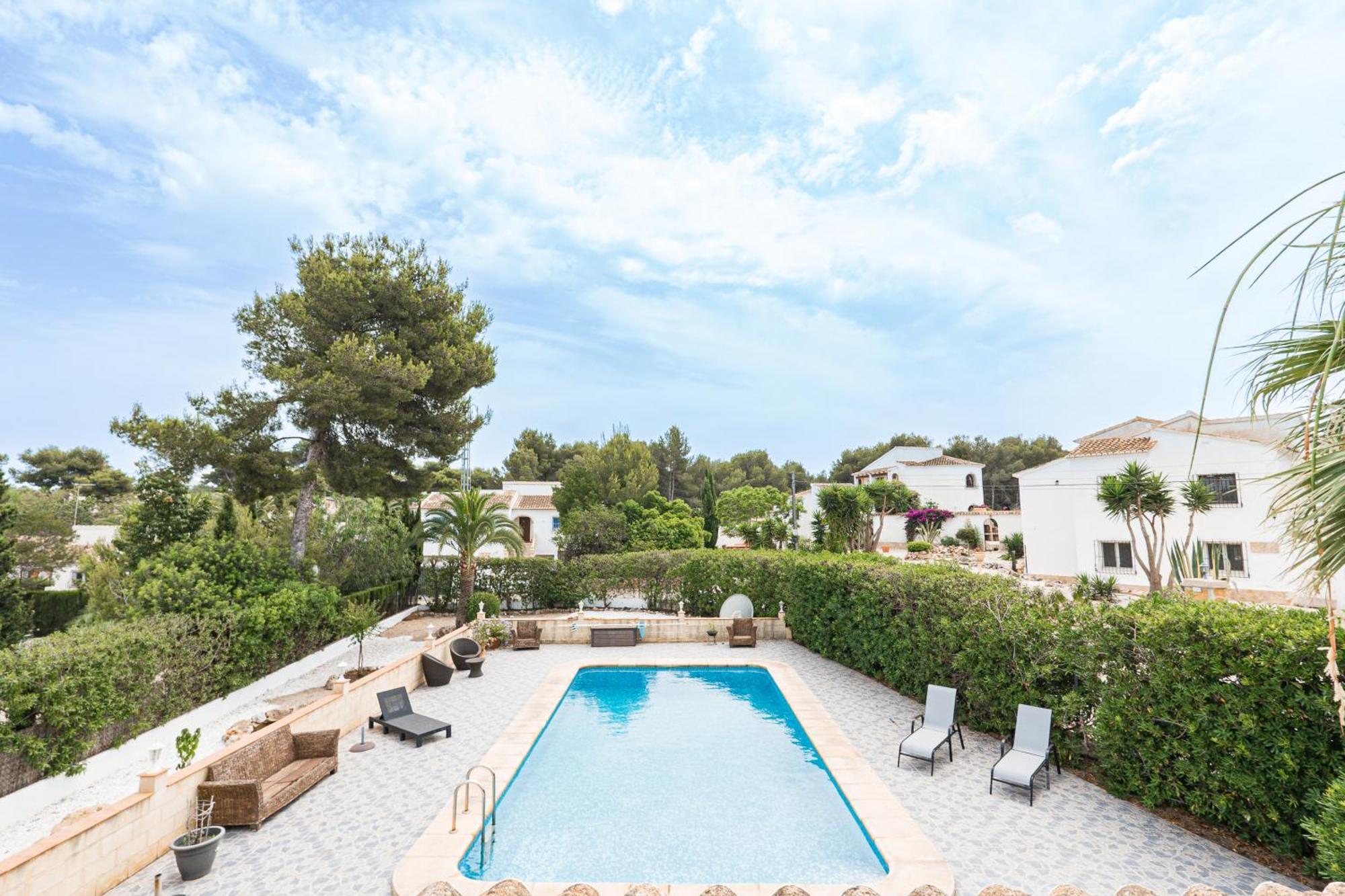 Casa Maria Top Floor Studio Apartment With Swimming Pool Jávea Екстериор снимка