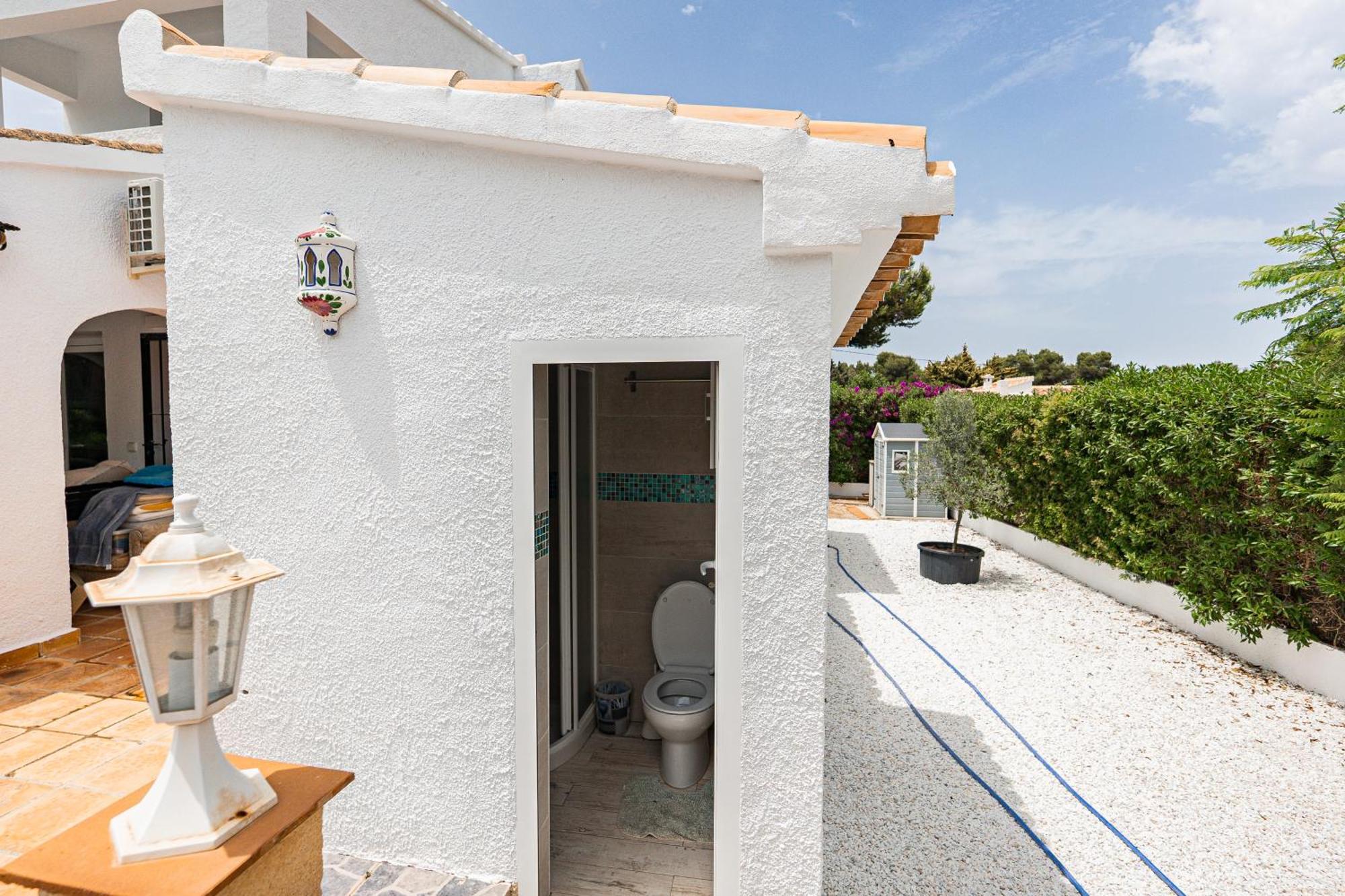Casa Maria Top Floor Studio Apartment With Swimming Pool Jávea Екстериор снимка